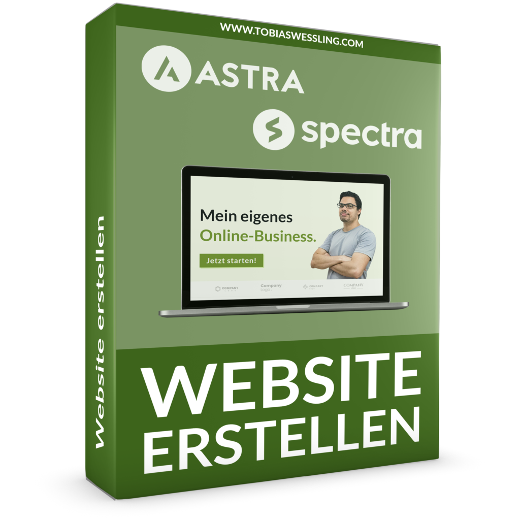 Website erstellen mit Astra und Spectra